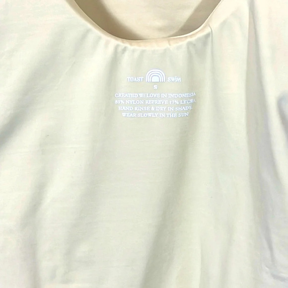 Toast Swim Signature Scoop One Piece in Lemon Grass - Picture 4 of 6